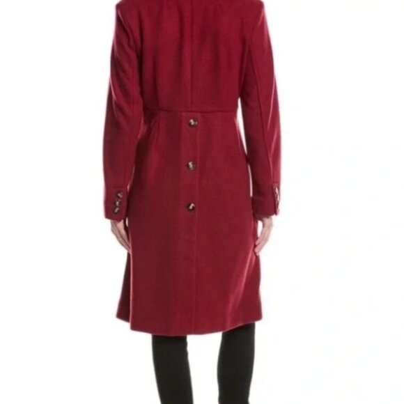 NWT CAbi Coming in Hot Topper Long Winter Coat in Brick Size M - Picture 2 of 14